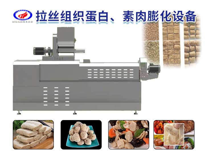 拉丝组织蛋白、素肉膨化设备